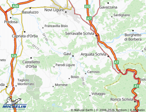 Mapa MICHELIN Gavi - ViaMichelin