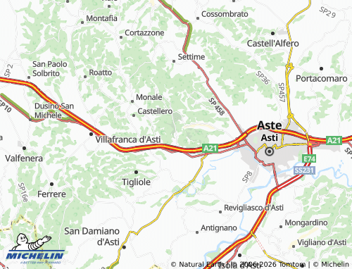 Mapa MICHELIN Valleandona - ViaMichelin
