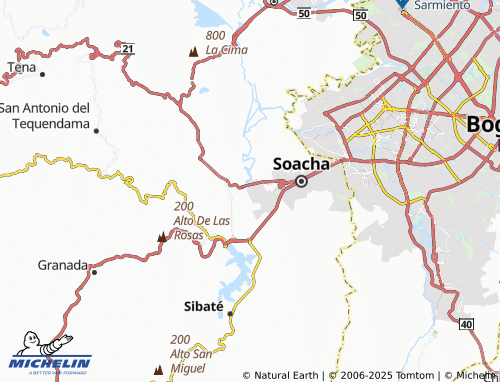Carte MICHELIN Ciudad Latina II - ViaMichelin