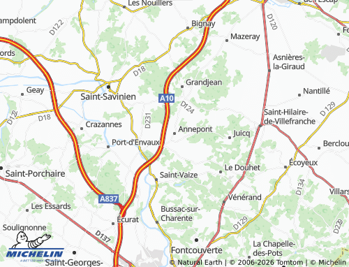 Mapa MICHELIN Annepont - ViaMichelin