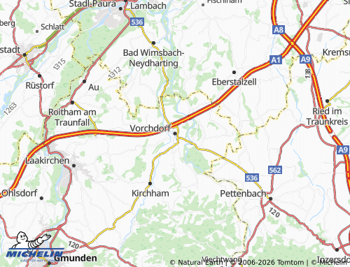 Mappa MICHELIN Vorchdorf - ViaMichelin