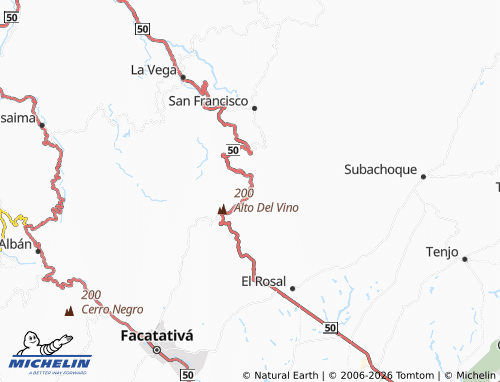 Carte MICHELIN Sabaneta - ViaMichelin