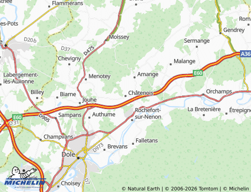MICHELIN Châtenois map - ViaMichelin