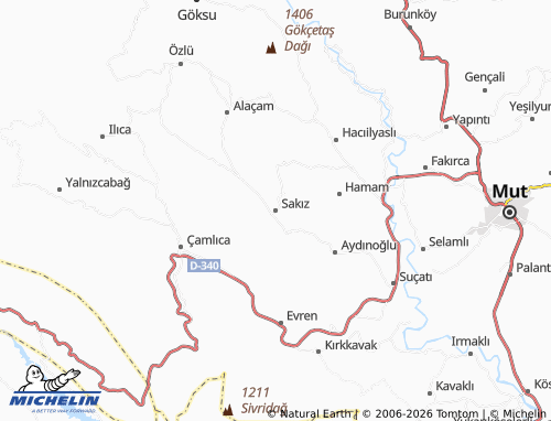 Kaart MICHELIN Sakız - ViaMichelin