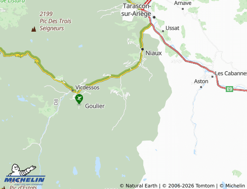 MICHELIN Siguer map - ViaMichelin