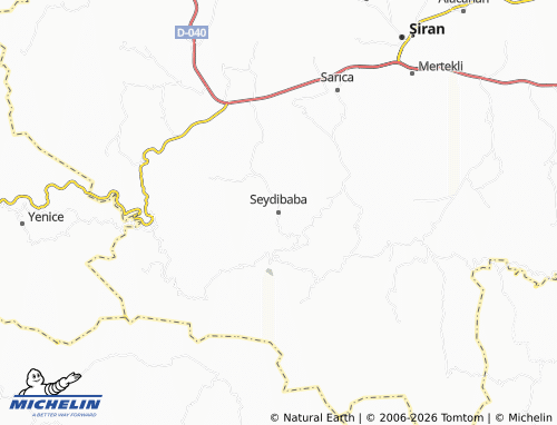 MICHELIN Seydibaba map - ViaMichelin