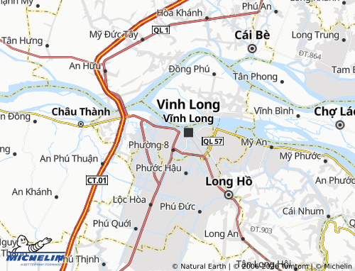 Carte MICHELIN Phường 2 - ViaMichelin