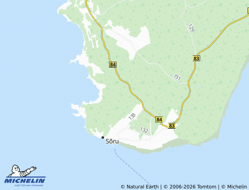 MICHELIN Kabuna map - ViaMichelin