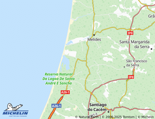 MICHELIN Aldeia de Brescos map - ViaMichelin