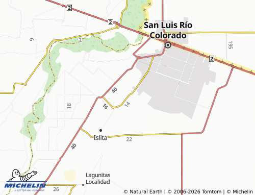 Mapa MICHELIN Amador Lara - ViaMichelin
