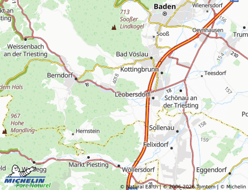 MICHELIN Hirtenberg map - ViaMichelin