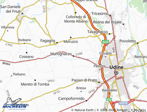 Mapa MICHELIN Martignacco - ViaMichelin