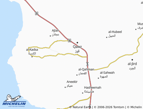 Carte MICHELIN almanadil - ViaMichelin