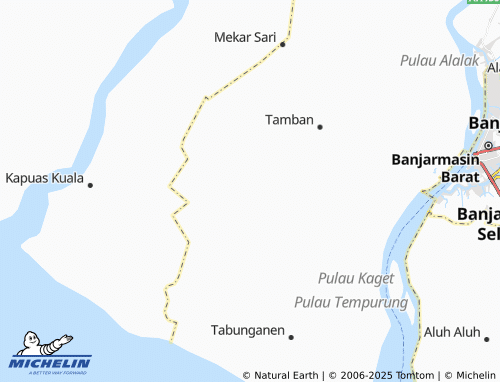 MICHELIN Damsari map - ViaMichelin