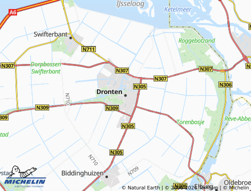 MICHELIN Dronten map - ViaMichelin