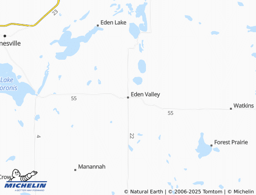 MICHELIN-Landkarte Eden Valley - ViaMichelin