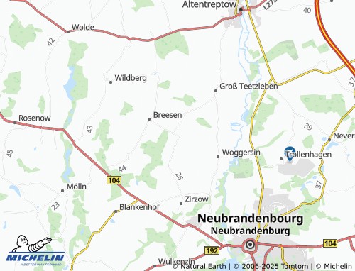 Mapa MICHELIN Kalübbe - ViaMichelin