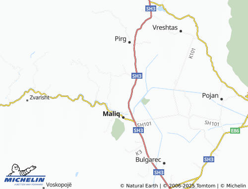 MICHELIN Symiz map - ViaMichelin