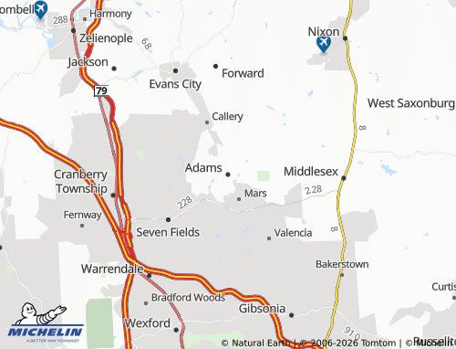 Mappa MICHELIN Adams - ViaMichelin