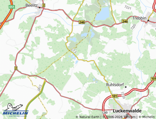 MICHELIN Dobbrikow map - ViaMichelin
