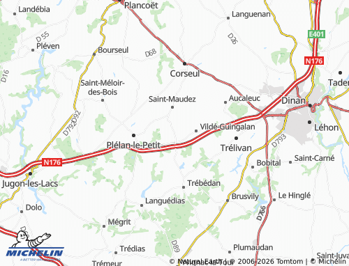 MICHELIN La Landec map - ViaMichelin