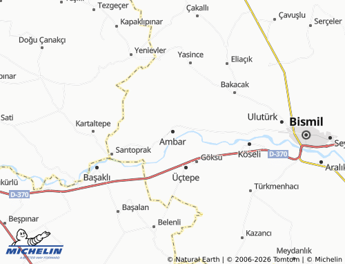 MICHELIN Ambar map - ViaMichelin