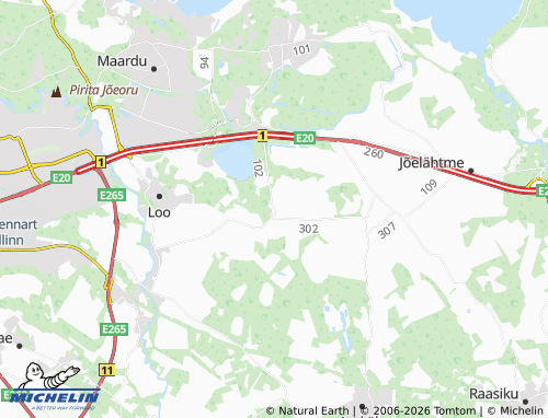 MICHELIN Maardu küla map - ViaMichelin