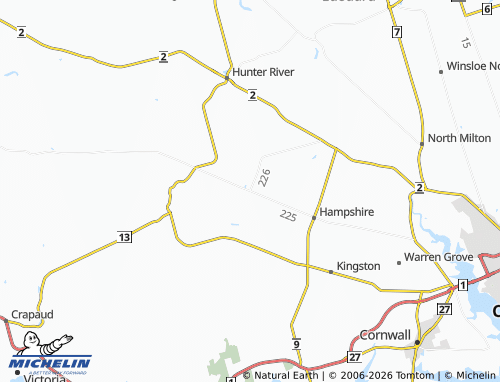 Kaart MICHELIN North Wiltshire - ViaMichelin