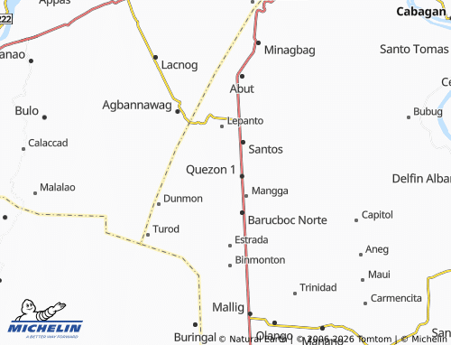 Mapa MICHELIN Samonte - ViaMichelin