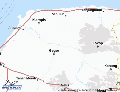 MICHELIN-Landkarte Kombangan - ViaMichelin