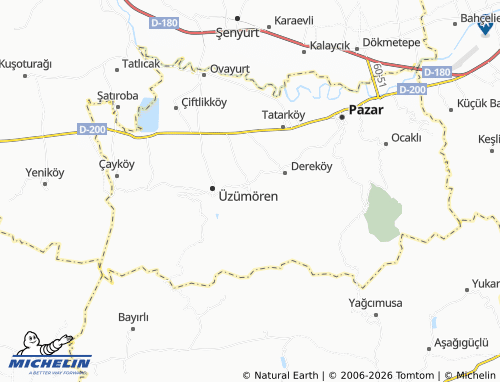 MICHELIN Bağlarbaşı map - ViaMichelin