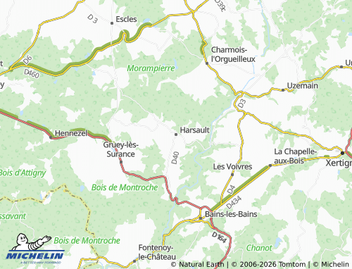 Mappa MICHELIN Harsault - ViaMichelin