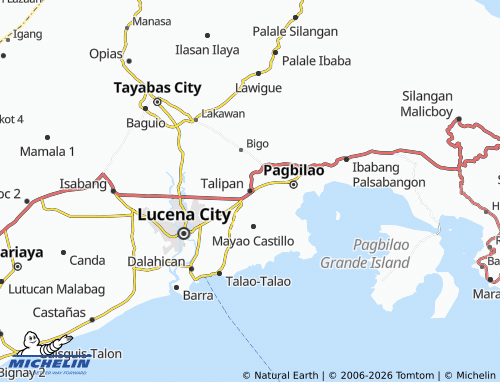 MICHELIN Talipan map - ViaMichelin