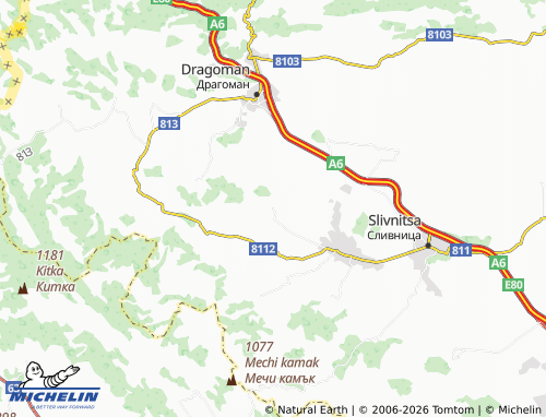 Carte MICHELIN Izvor - ViaMichelin