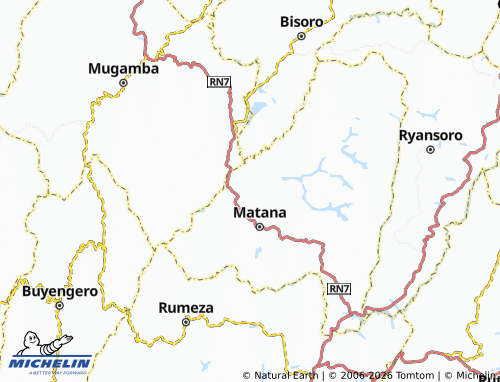 Kaart MICHELIN Murango - ViaMichelin