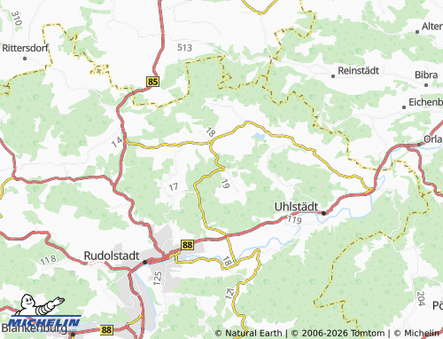 MICHELIN Kuhfraß map - ViaMichelin