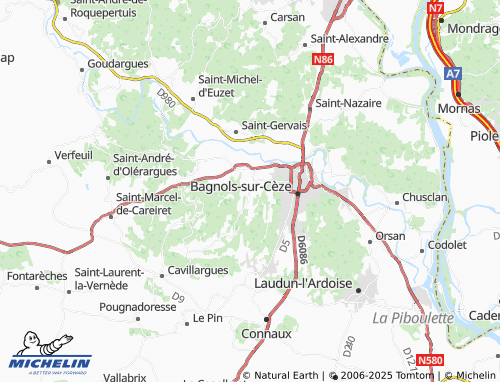 MICHELIN Colombier map - ViaMichelin