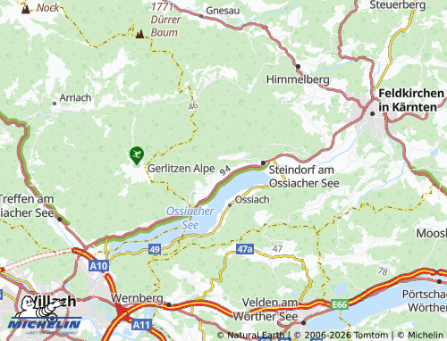 MICHELIN Unterberg map - ViaMichelin