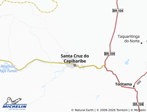 Mapa MICHELIN Santo Agostinho - ViaMichelin