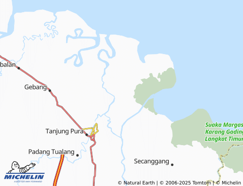 MICHELIN Pematang Cengal map - ViaMichelin