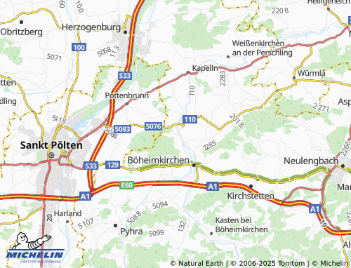 MICHELIN Schildberg map - ViaMichelin
