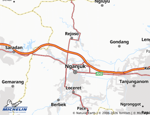 Mapa MICHELIN Gempol - ViaMichelin