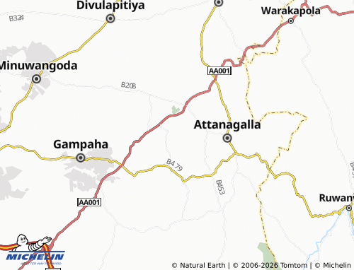 Mappa MICHELIN Bogoda - ViaMichelin