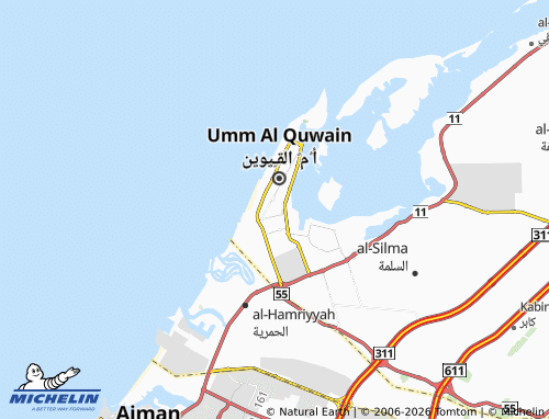 Mapa MICHELIN al-Hamrah - D - ViaMichelin