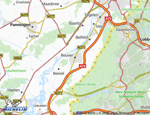 Mapa MICHELIN Reuver - ViaMichelin