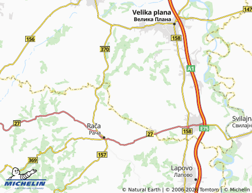 Mapa MICHELIN Kupusina - ViaMichelin