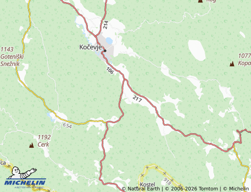Mappa MICHELIN Zajčje Polje - ViaMichelin