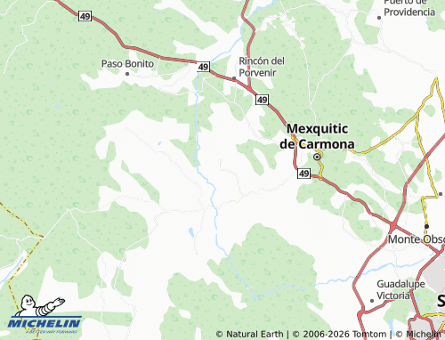 MICHELIN Agua Prieta map - ViaMichelin