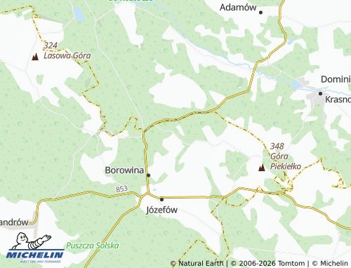 MICHELIN-Landkarte Szopowe - ViaMichelin