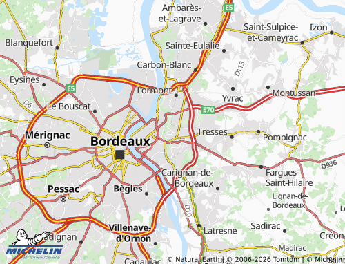 Carte MICHELIN Cenon - ViaMichelin